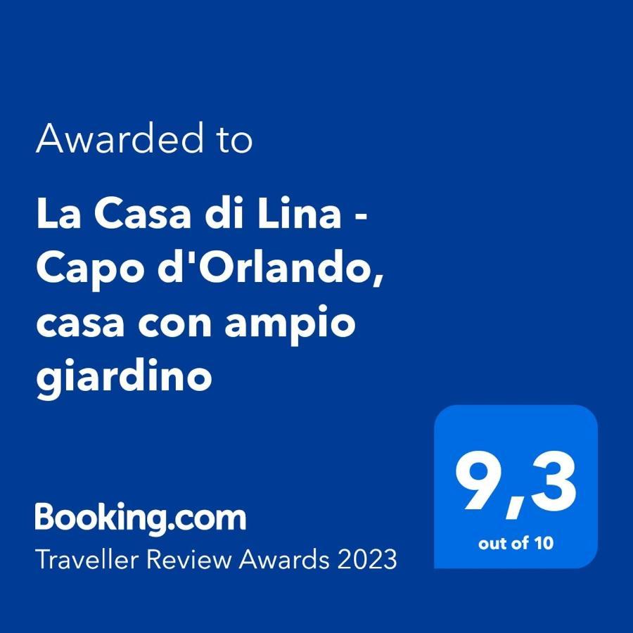 הוילה La Casa Di Lina - Capo D'Orlando, Casa Con Ampio Giardino מראה חיצוני תמונה